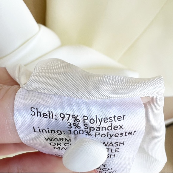 NWT TIGER MIST Ivory Cedar Dress Size Small Long Sleeve deep v-neckline - Picture 12 of 14